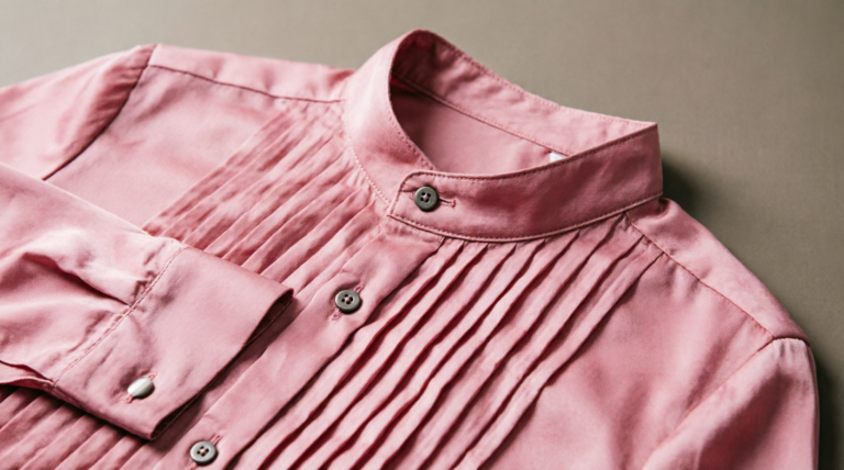 Pleated Button Down shirt 1